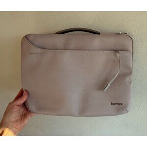 Tomtoc Laptop Sleeve Bag Case Protection MacBook Surface ASUS Acer Beige Tan